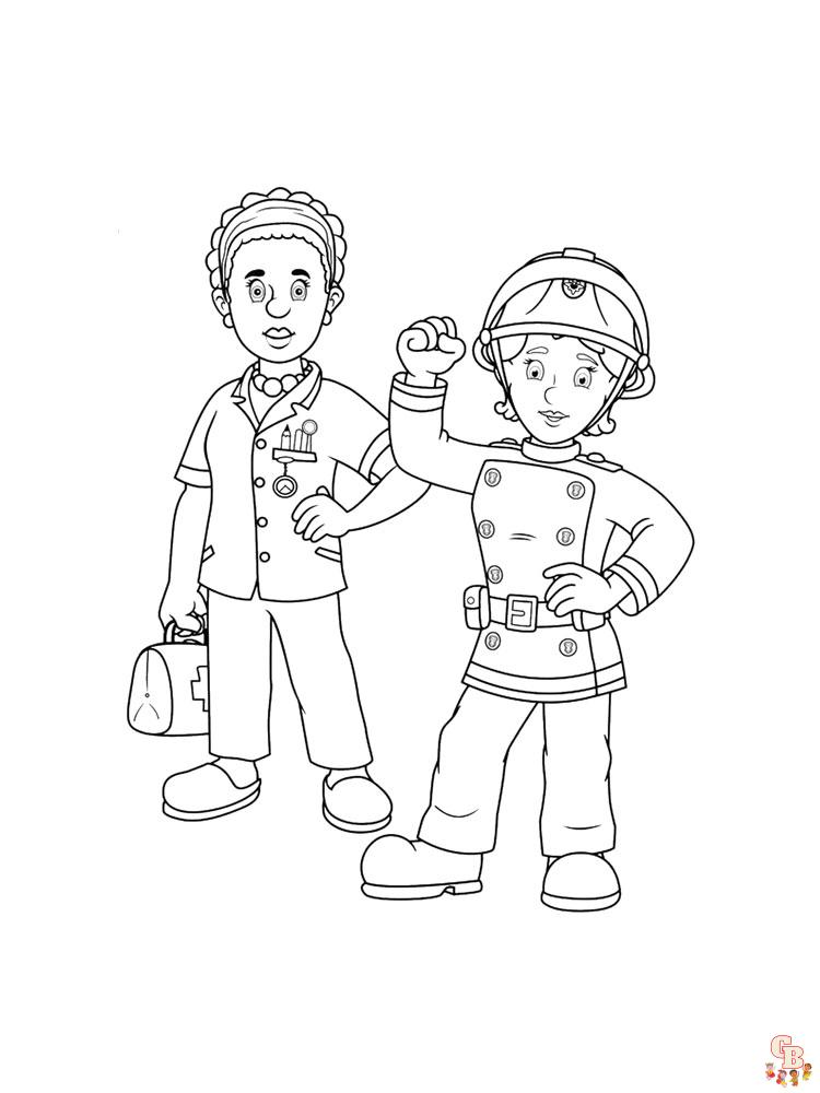 Fireman Sam Coloring Pages 8