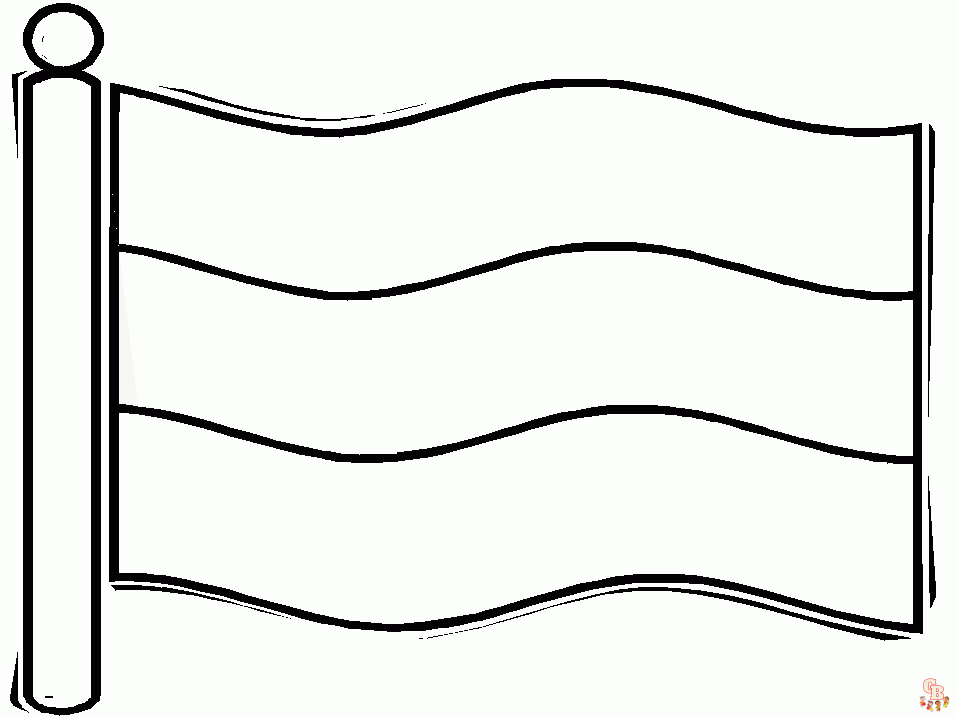 Flag Coloring Pages 1 1