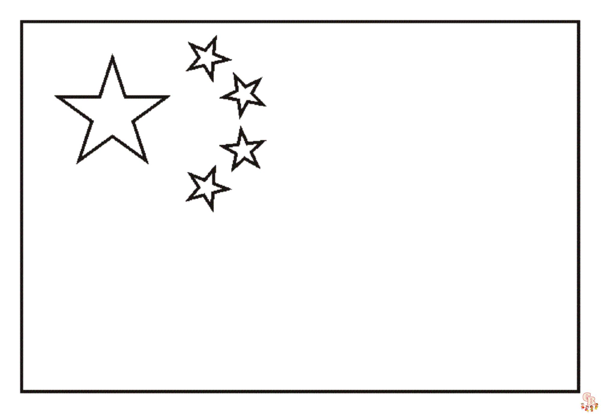 Flag Coloring Pages 4