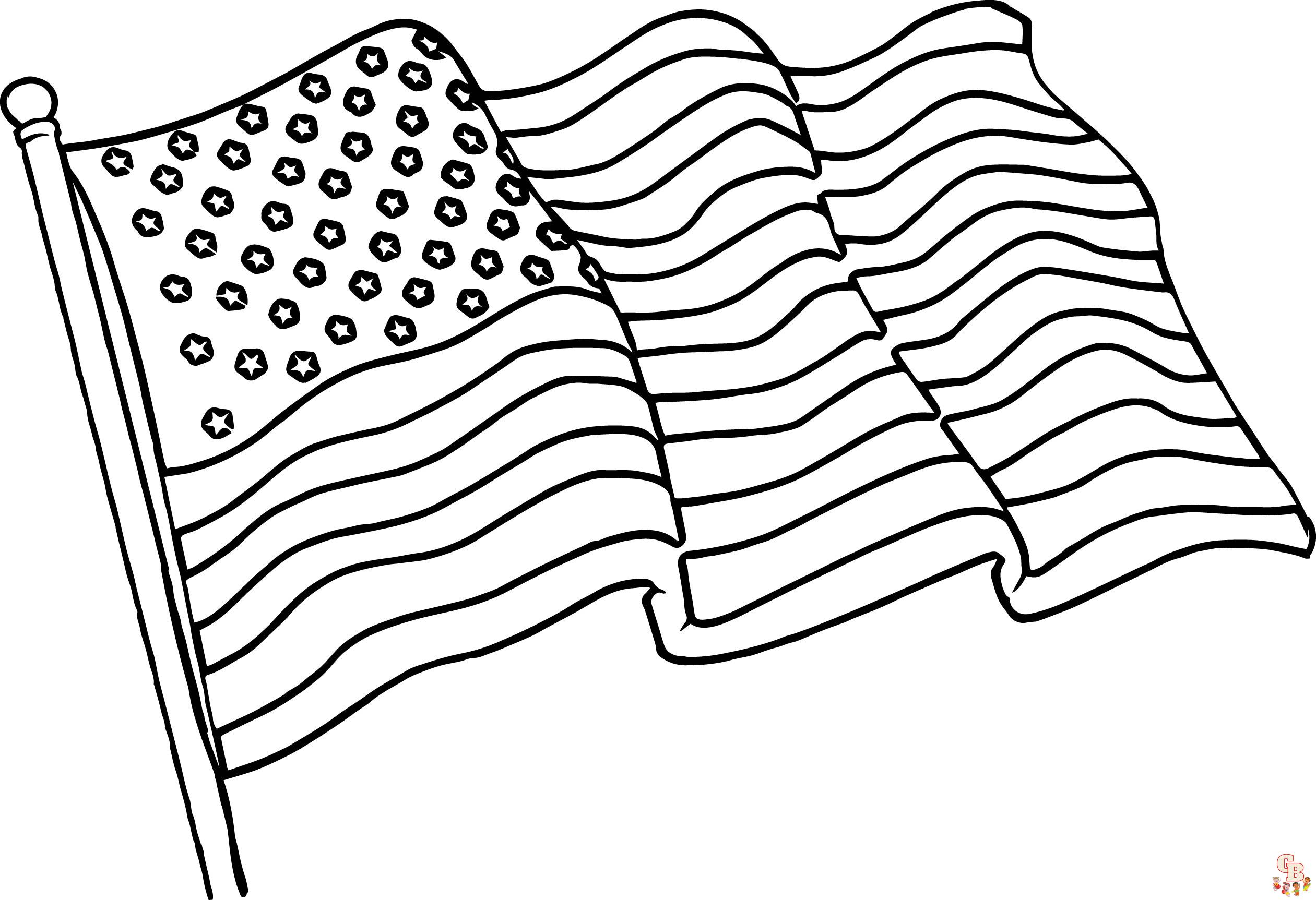 Flag Coloring Pages 6