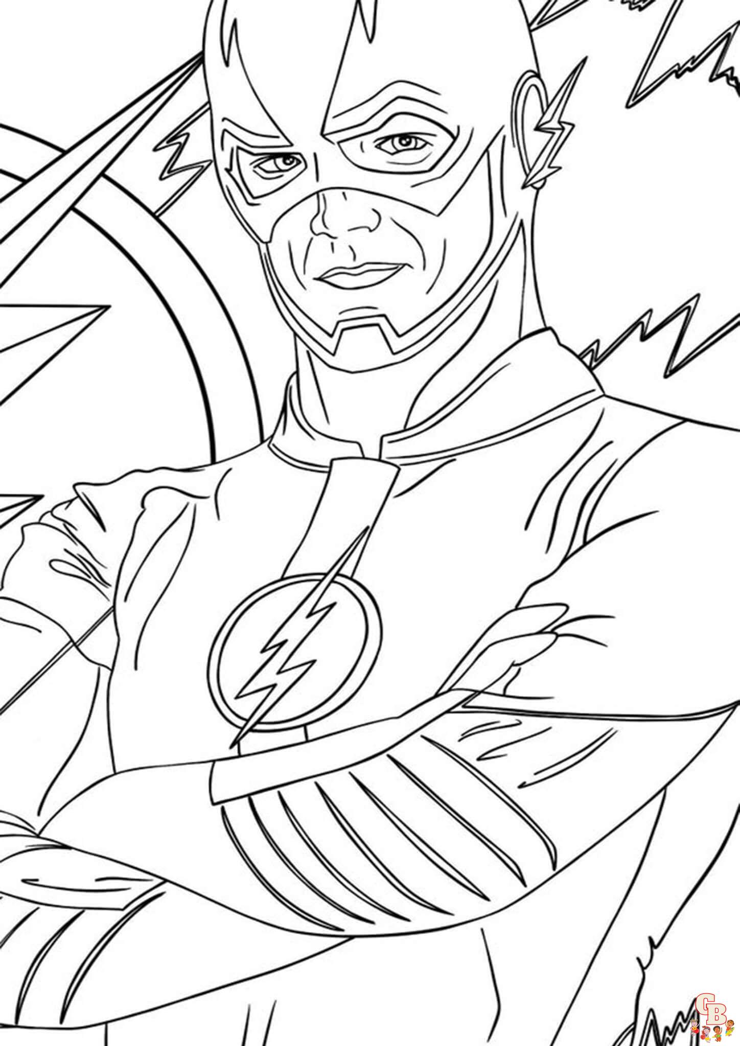 Flash Coloring Pages 2