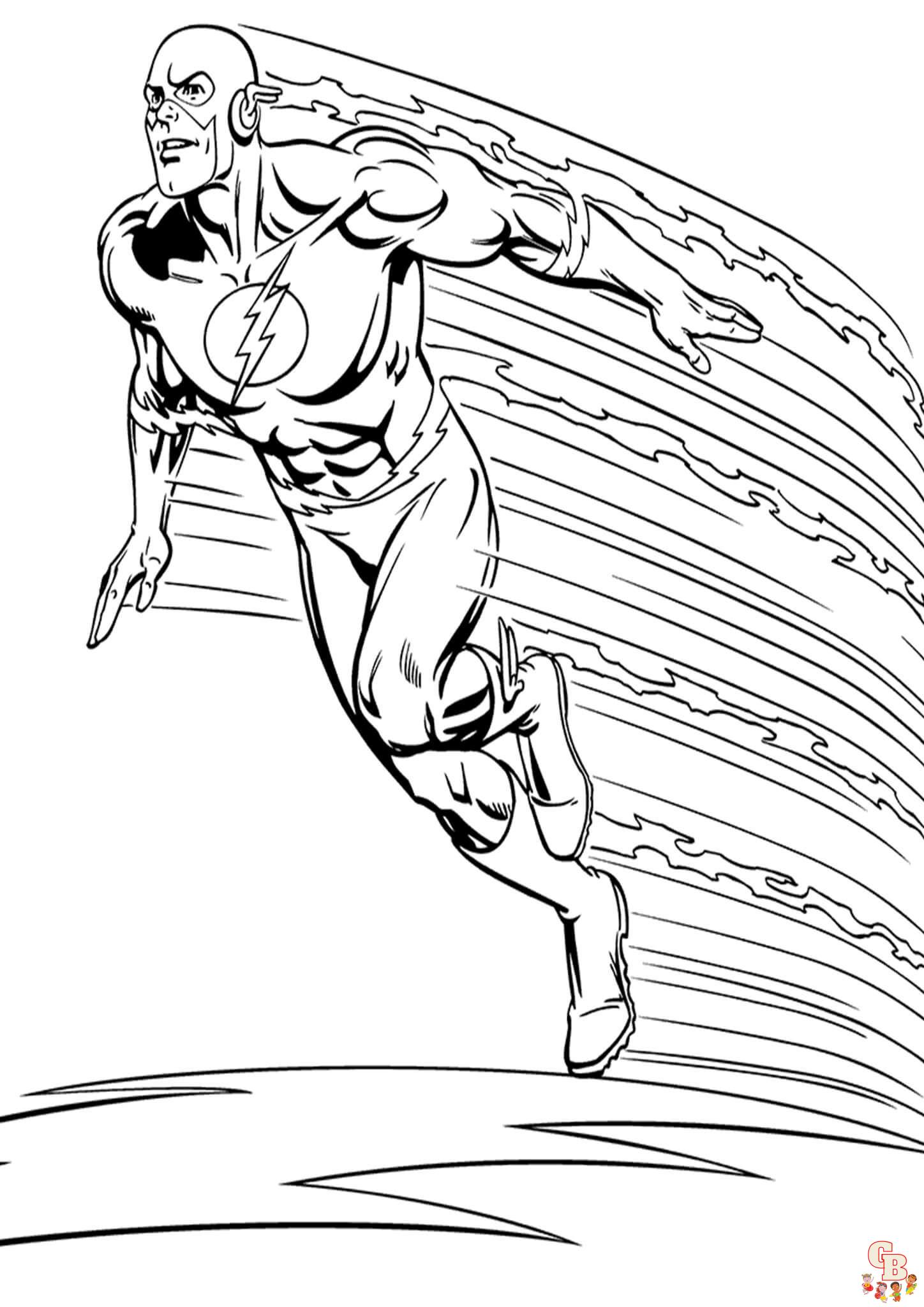 Flash Coloring Pages 3