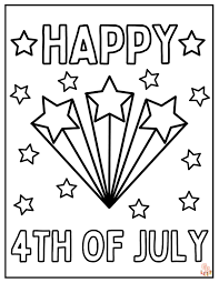 Fourth July Coloring Pages 3