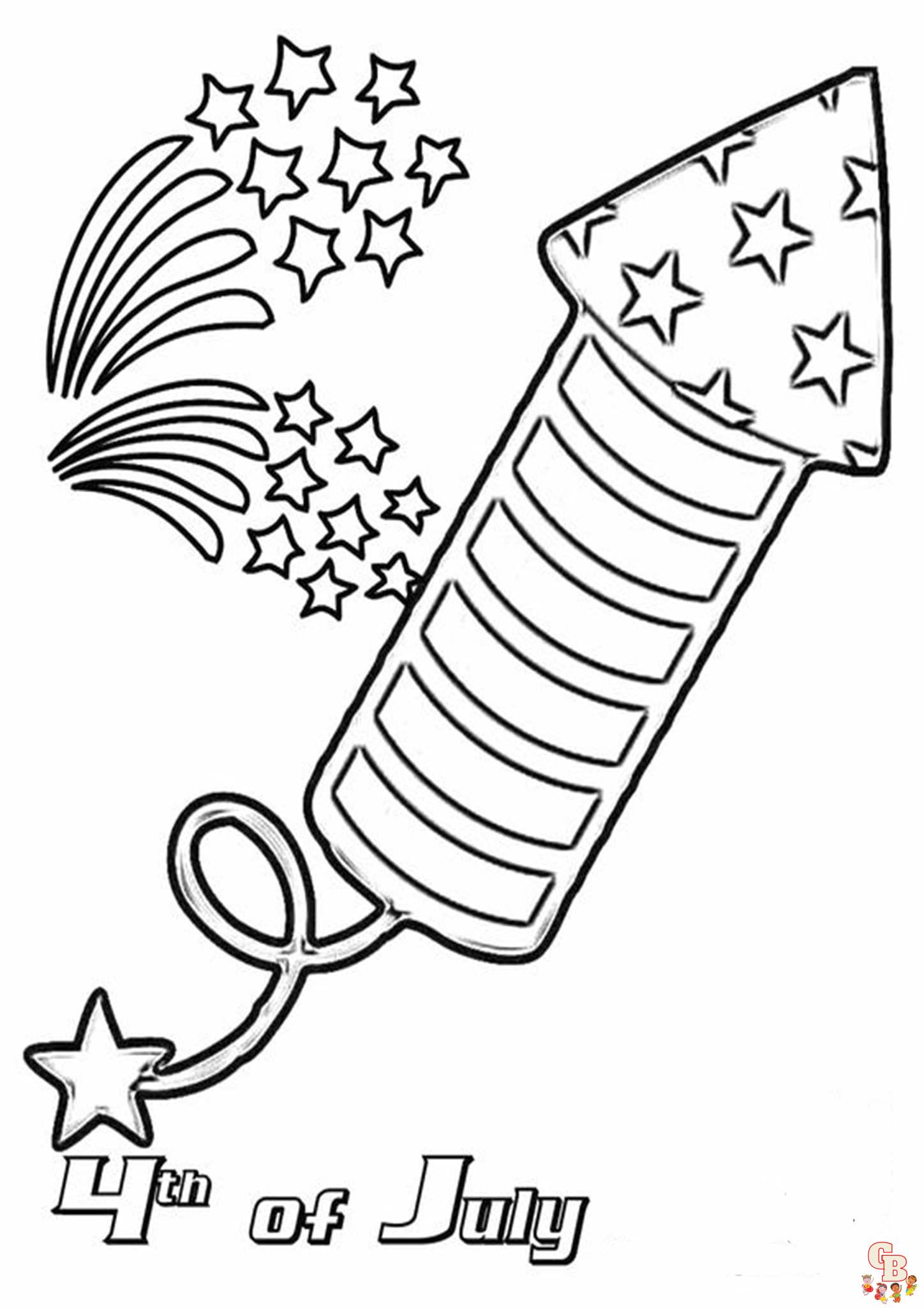 Fourth July Coloring Pages 4