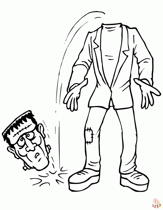 Frankenstein Coloring Pages 1