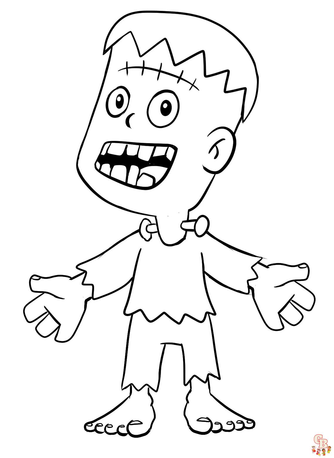 Frankenstein Coloring Pages 2 1