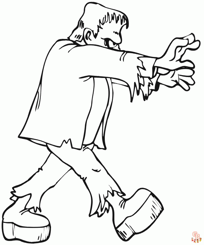 Frankenstein Coloring Pages 3