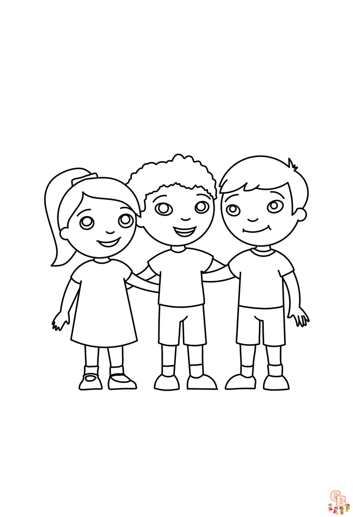 Friendship Coloring Pages 2