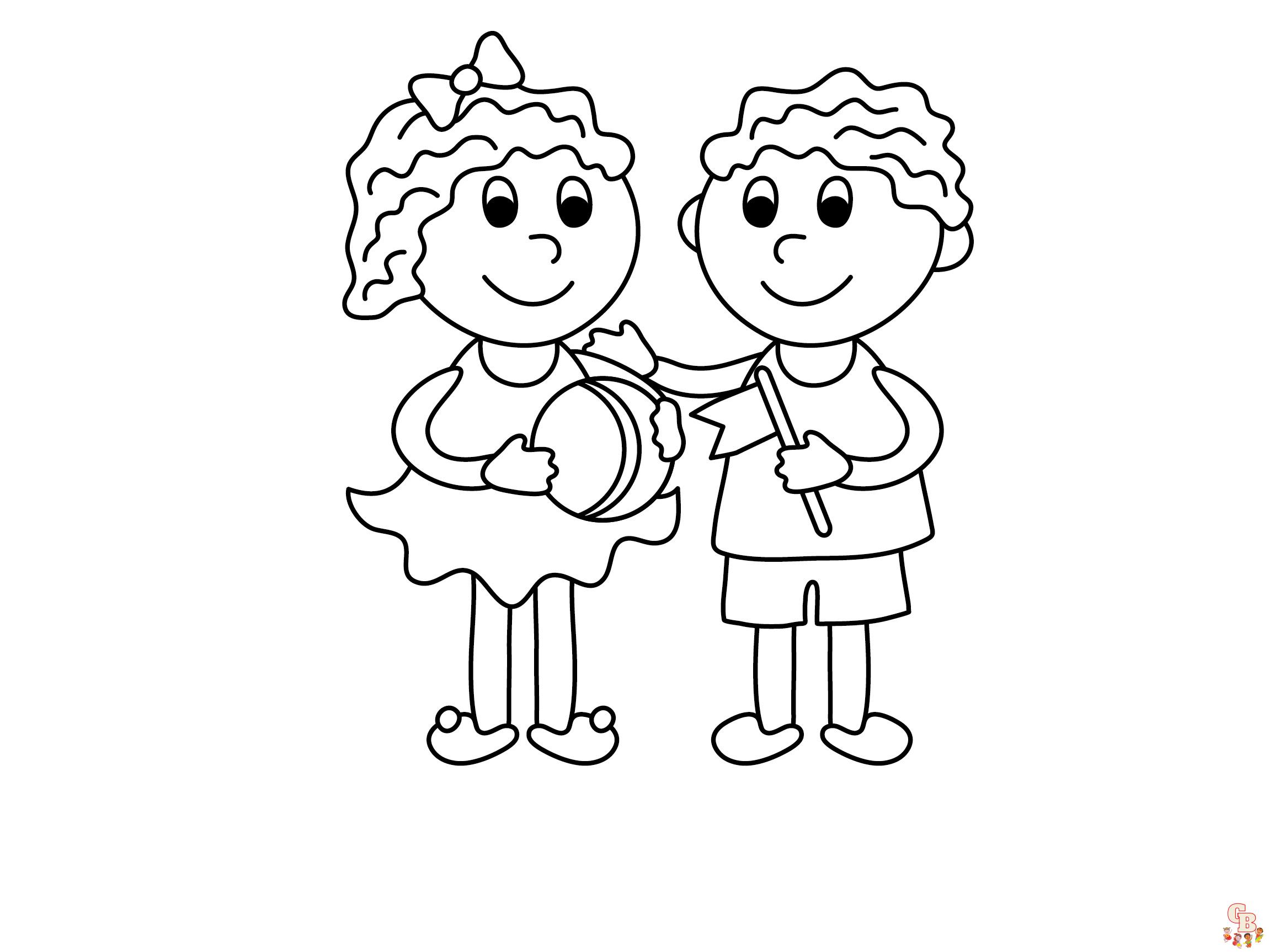 Friendship Coloring Pages 3
