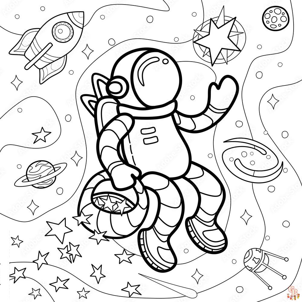 Galaxy Coloring Pages