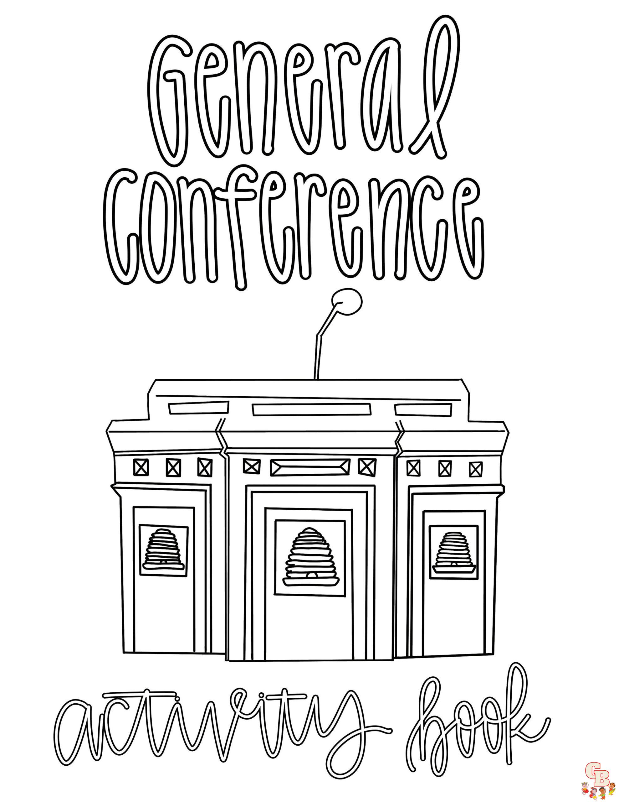 General Conference Coloring Pages 1