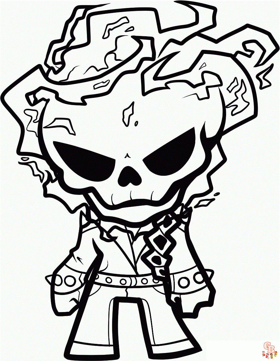 Ghost Rider Drawing - How To Draw Ghost Rider Step By Step
