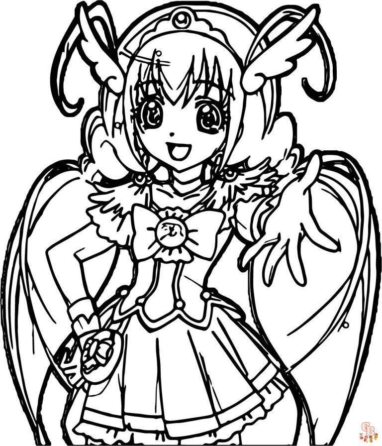 Glitter Force Coloring Pages 4
