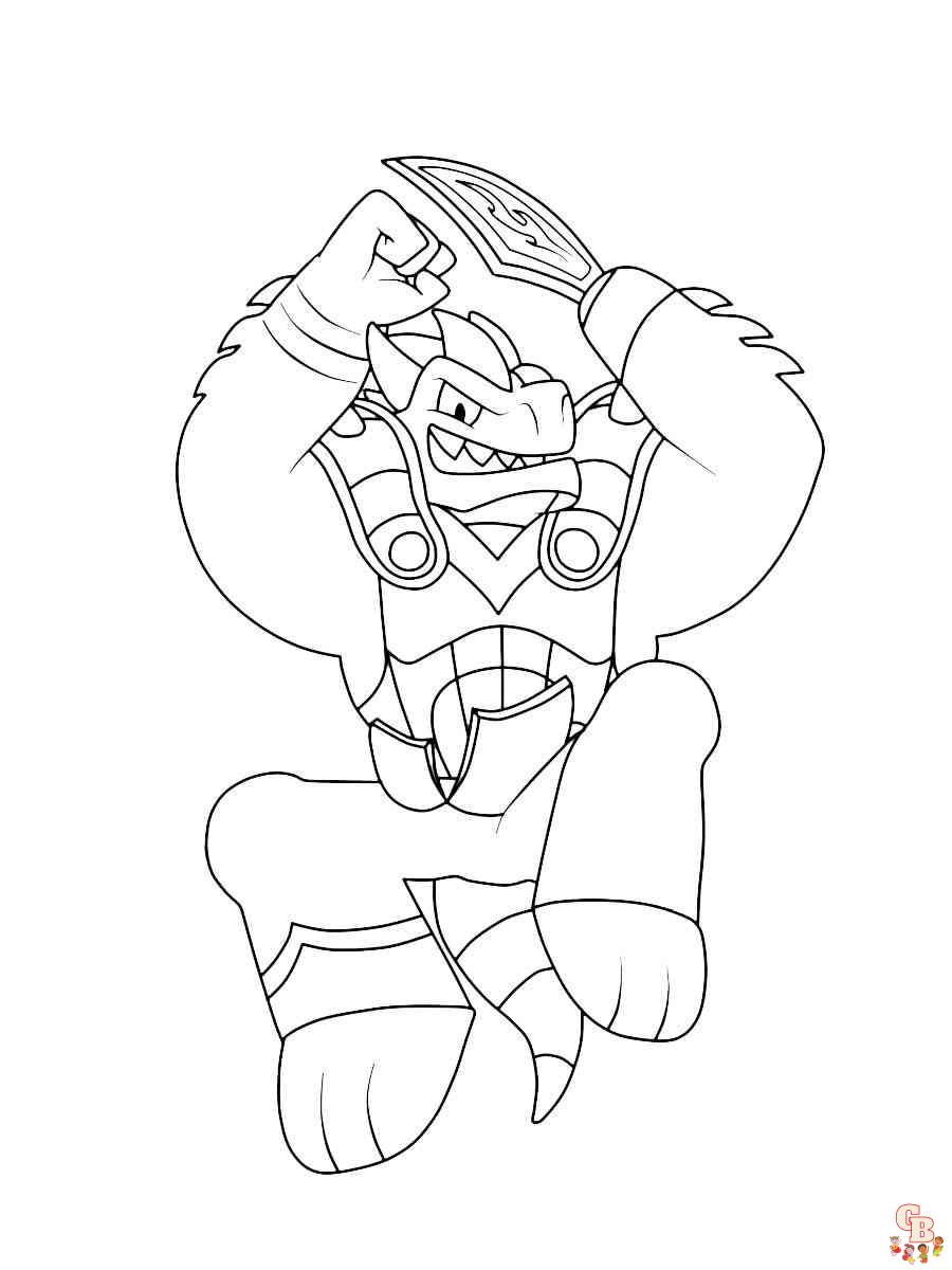 Goo Jit Zu Coloring Pages 4