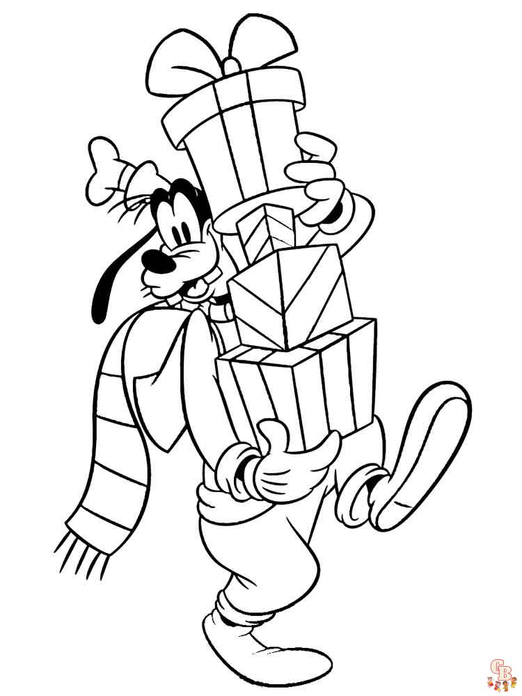 Goofy Coloring Pages 1