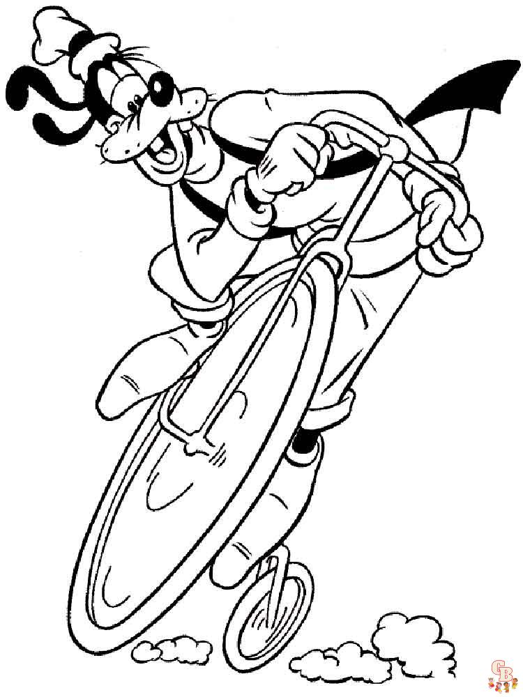 Goofy Coloring Pages 10