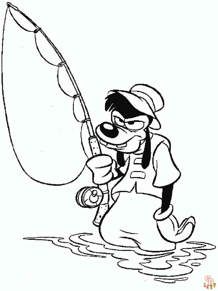 Goofy Coloring Pages 11