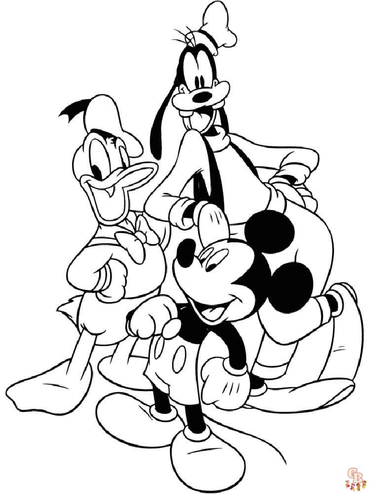 Goofy Coloring Pages 14
