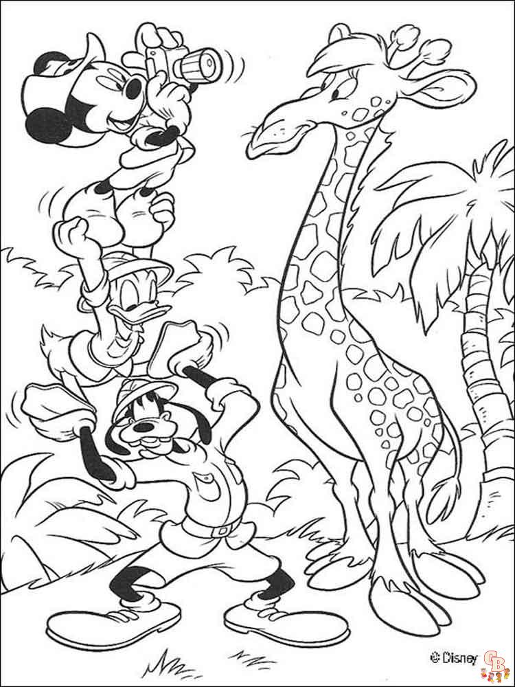 Goofy Coloring Pages 15