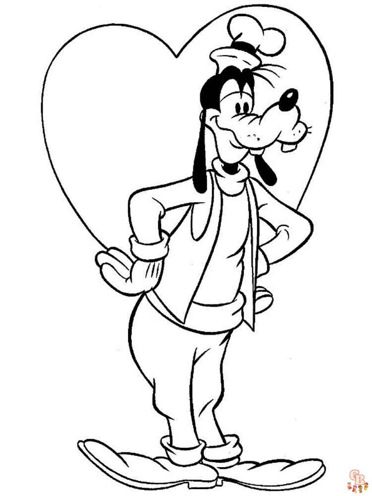 Goofy Coloring Pages 18