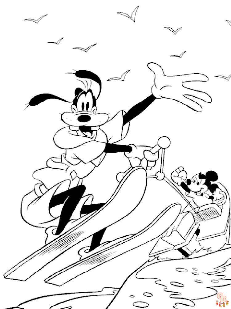 Goofy Coloring Pages 2