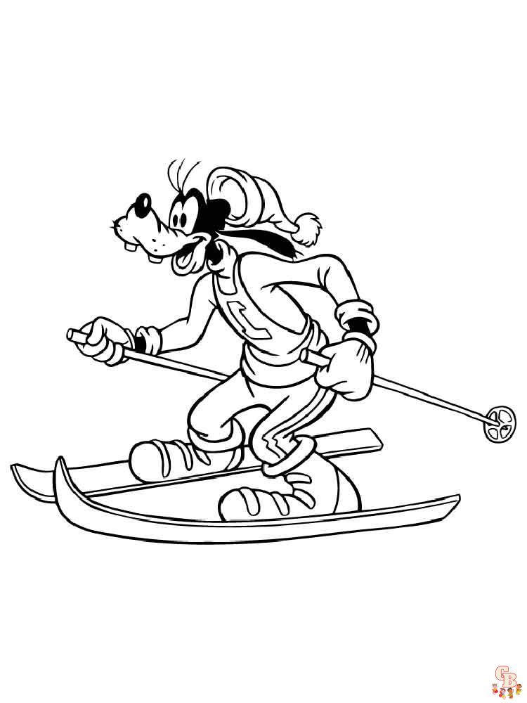 Goofy Coloring Pages 20