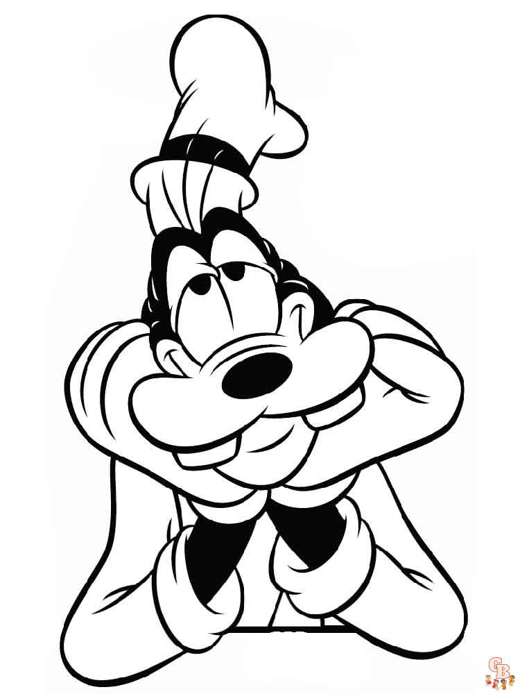 Goofy Coloring Pages 22