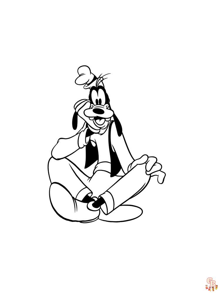 Goofy Coloring Pages 23