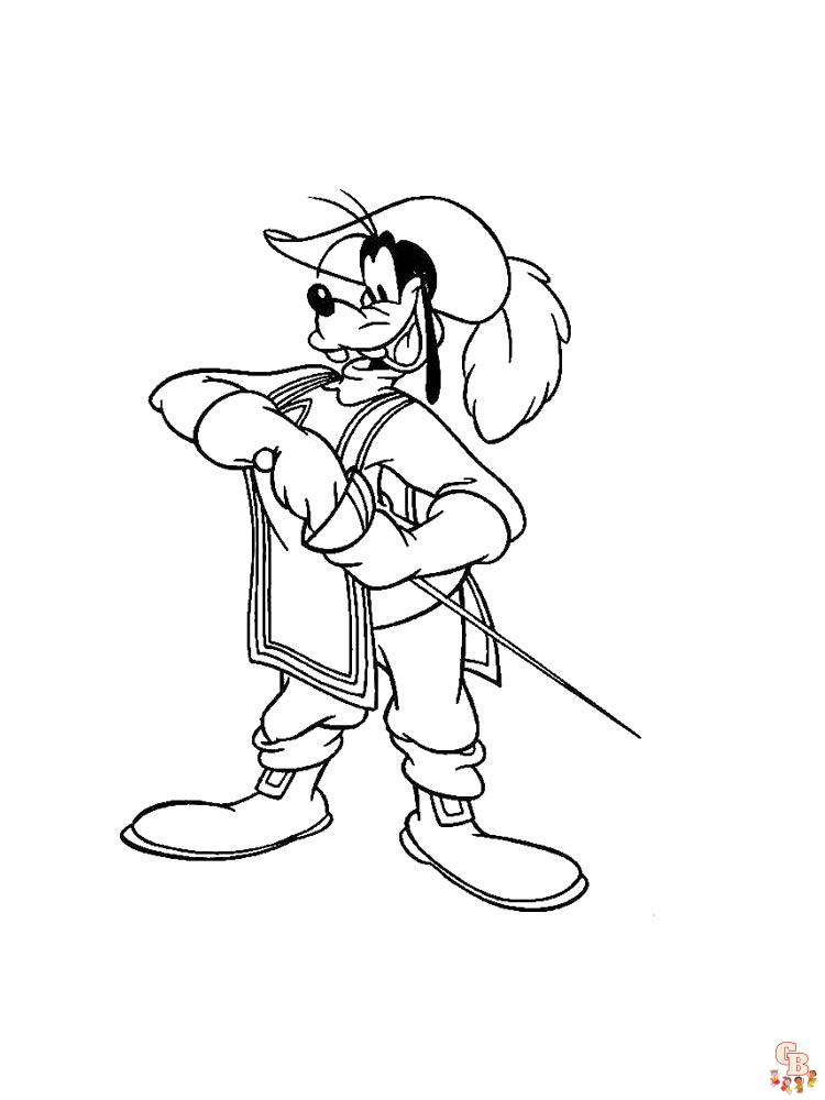 Goofy Coloring Pages 24
