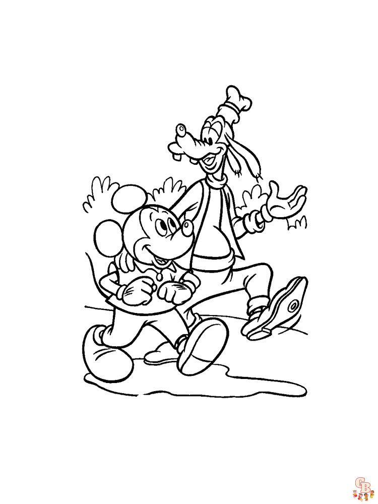 Goofy Coloring Pages 26