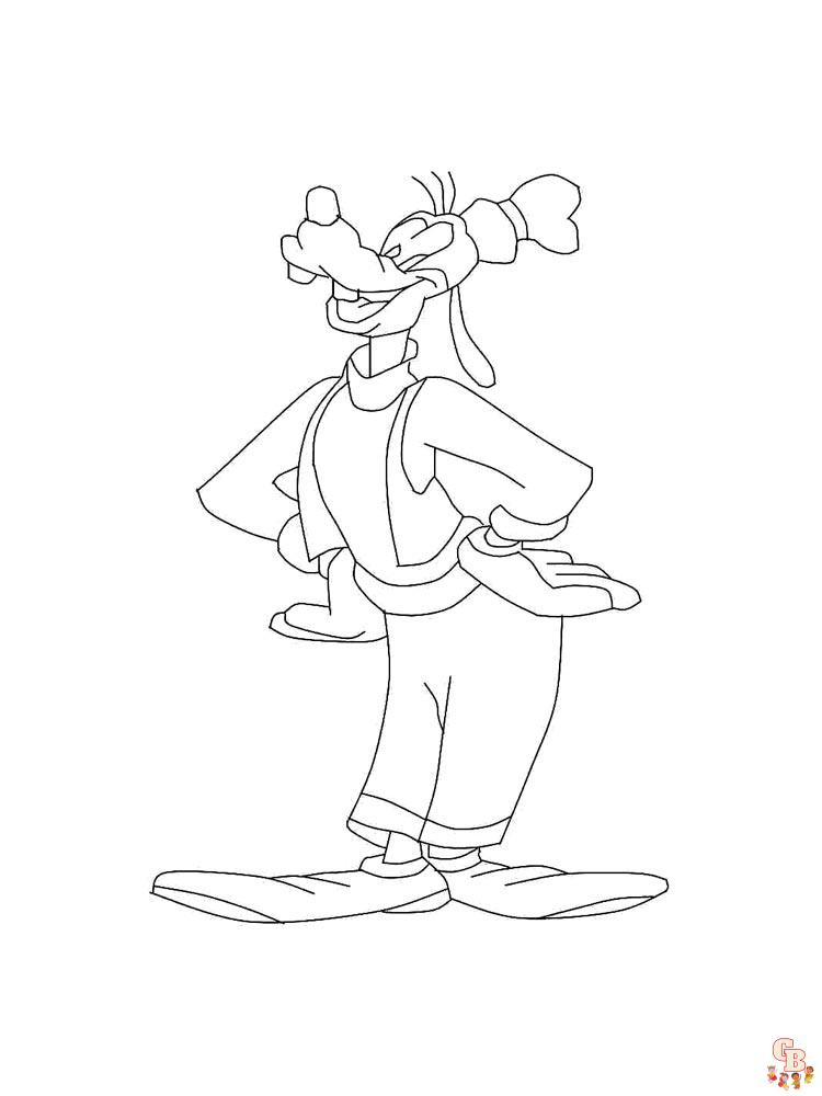 Goofy Coloring Pages 27