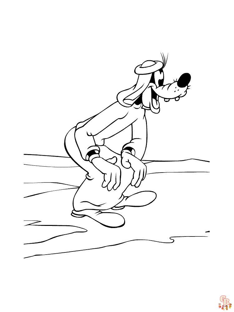 Goofy Coloring Pages 28