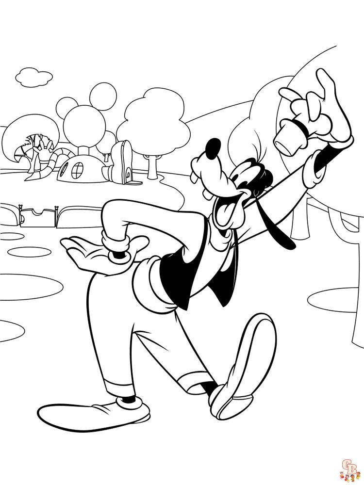 Goofy Coloring Pages 29