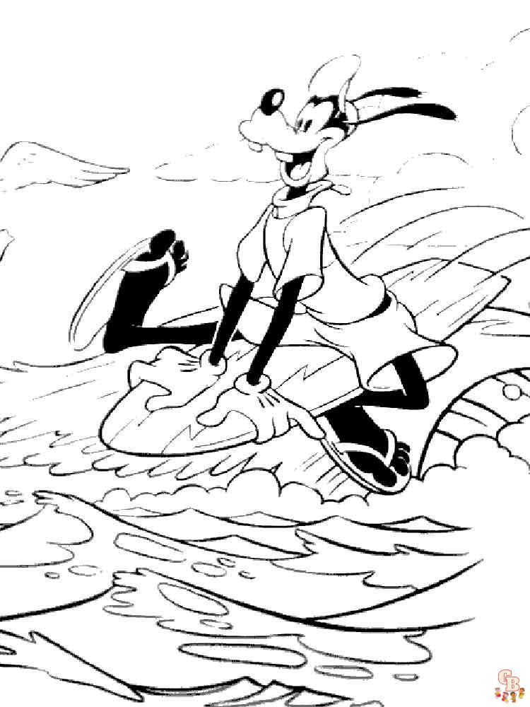 Goofy Coloring Pages 3