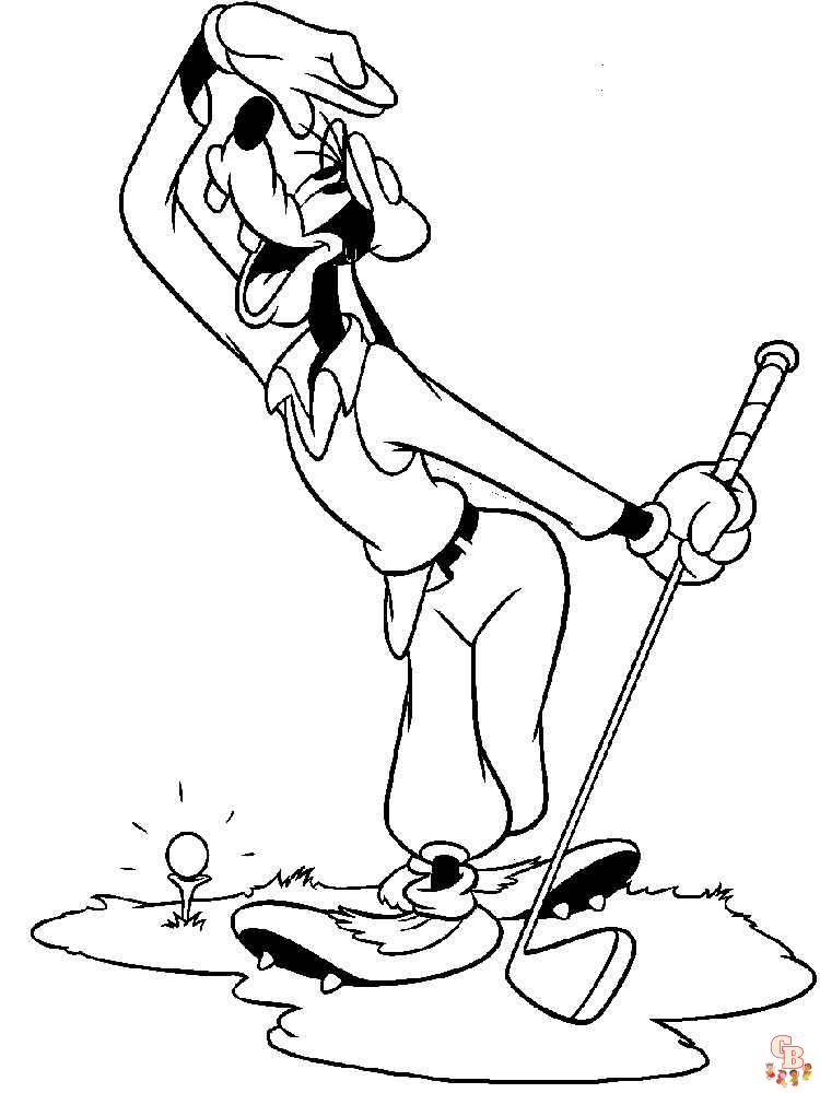 Goofy Coloring Pages 38