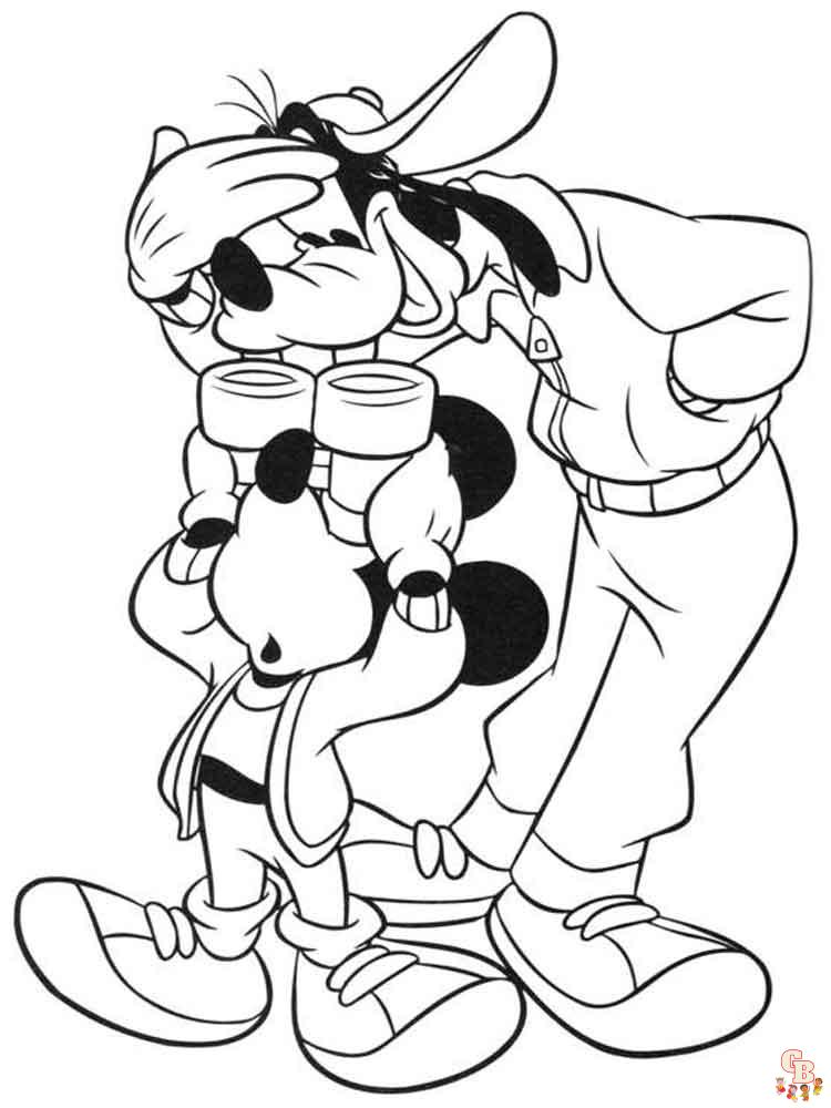 Goofy Coloring Pages 39