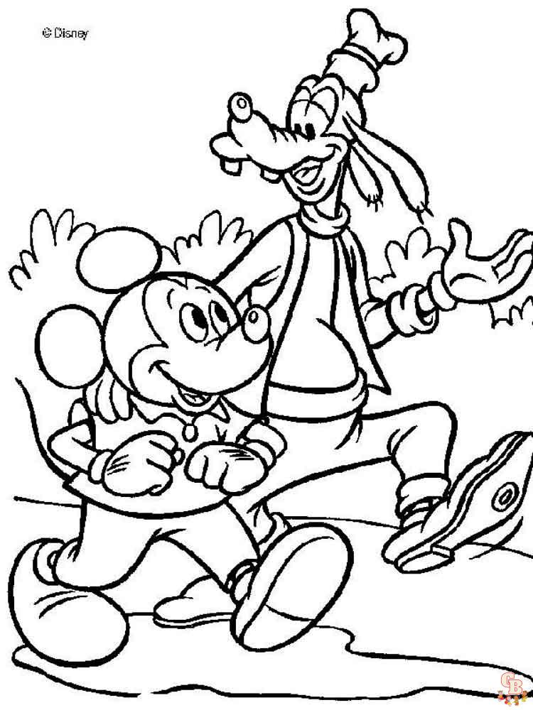 Goofy Coloring Pages 40