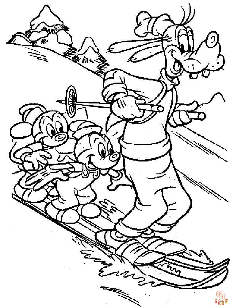 Goofy Coloring Pages 41