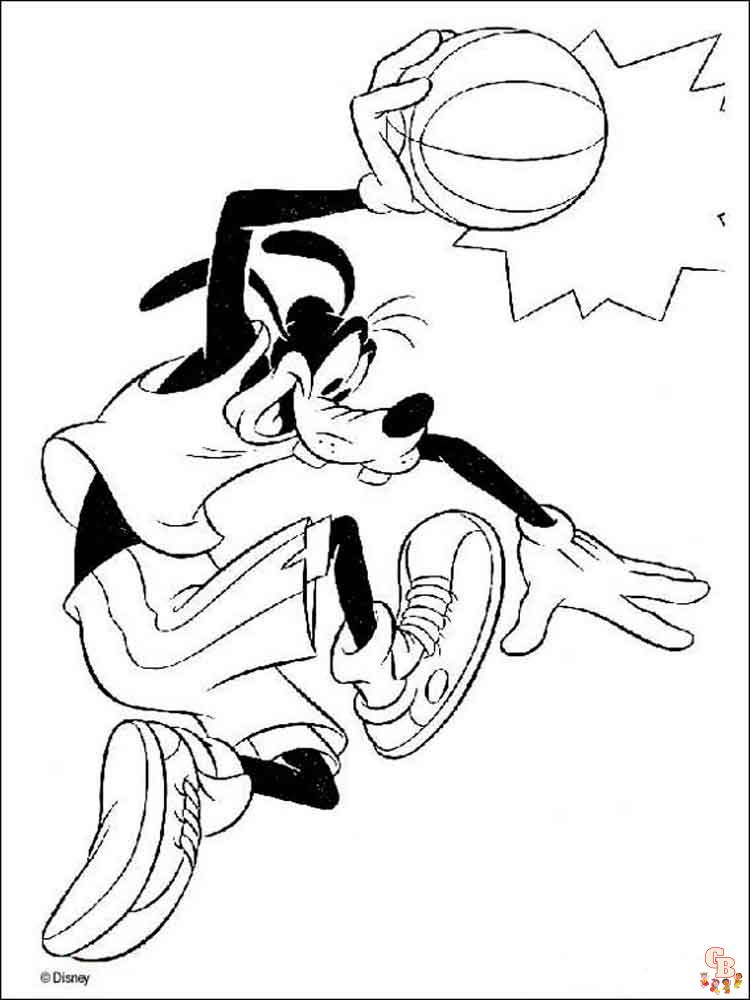 Goofy Coloring Pages 43