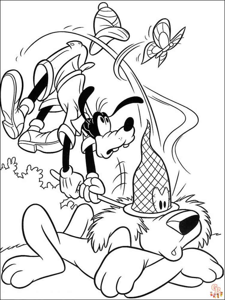 Goofy Coloring Pages 44