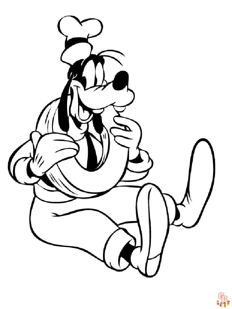 Goofy Coloring Pages 45