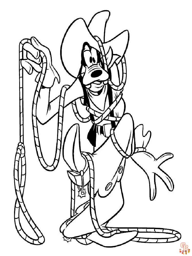Goofy Coloring Pages 6