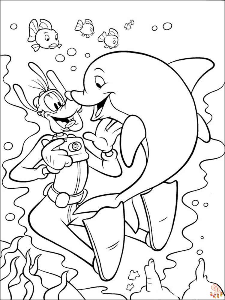 Goofy Coloring Pages 9