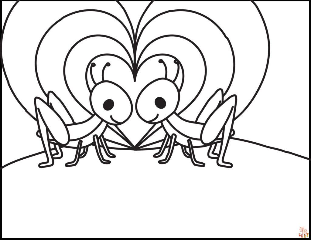 Grasshopper Coloring Pages 10