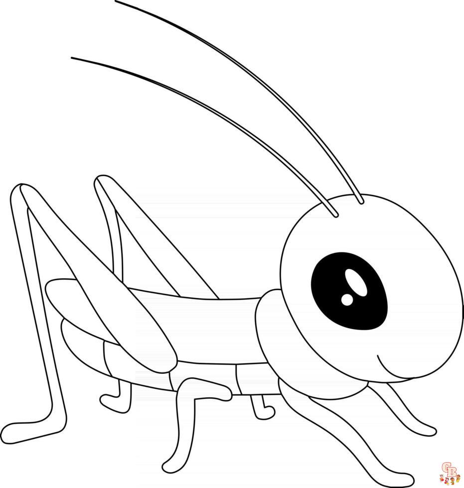 Grasshopper Coloring Pages 13
