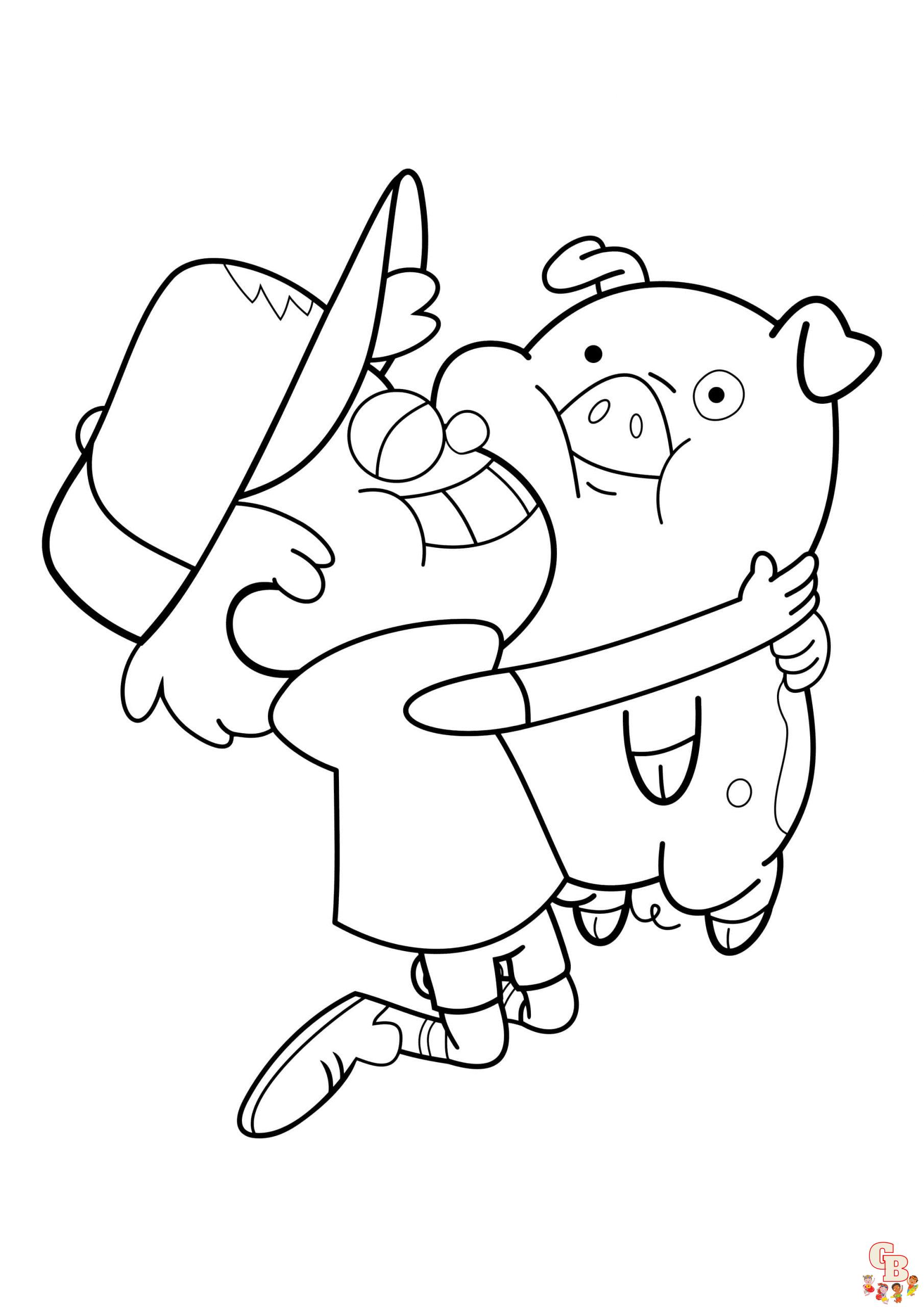 Gravity Falls Coloring Pages 3