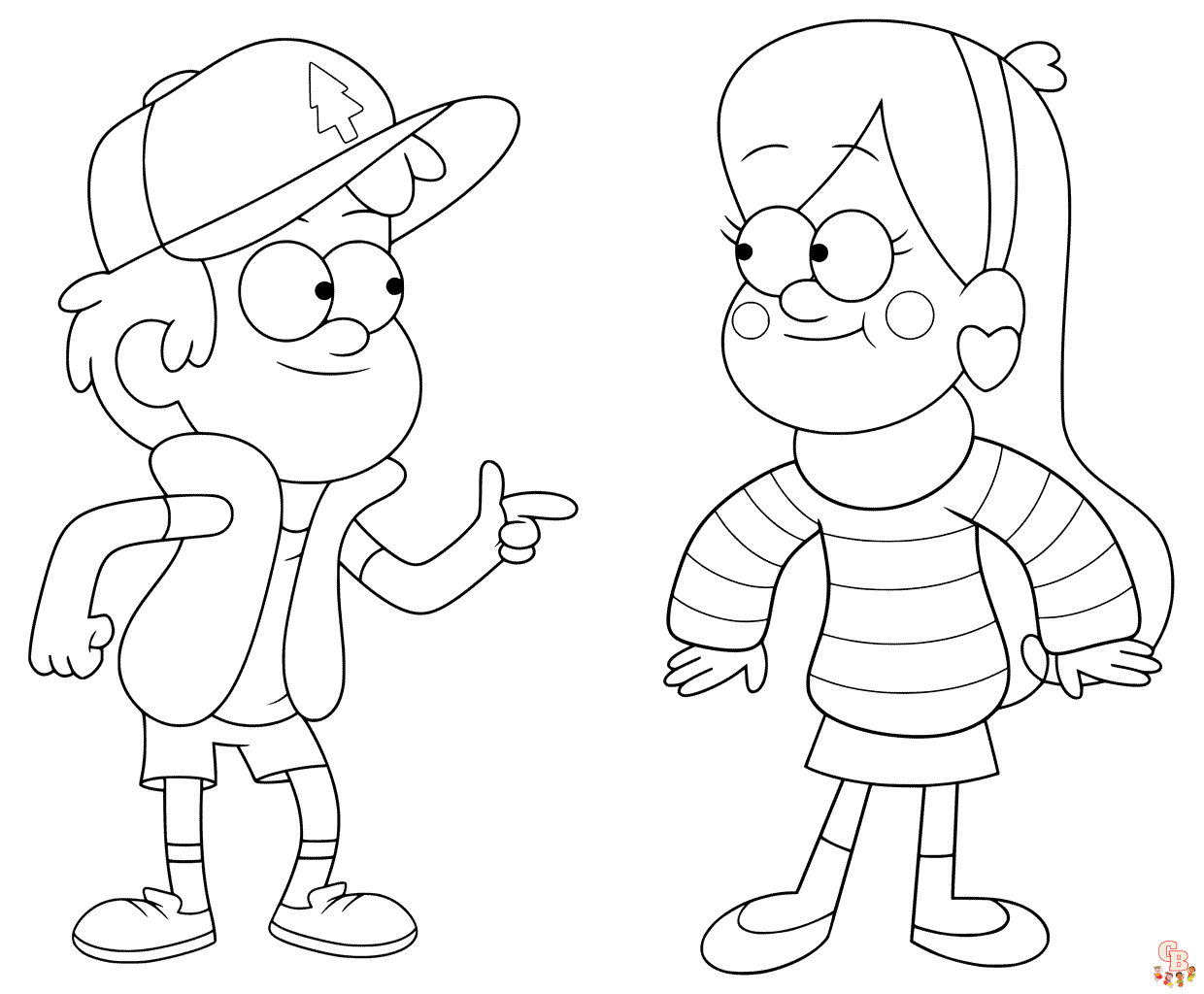 Gravity Falls Coloring Pages 4