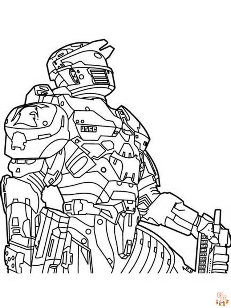 Halo Coloring Pages 13