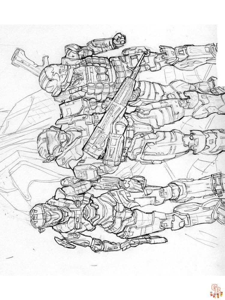 Halo Coloring Pages 14