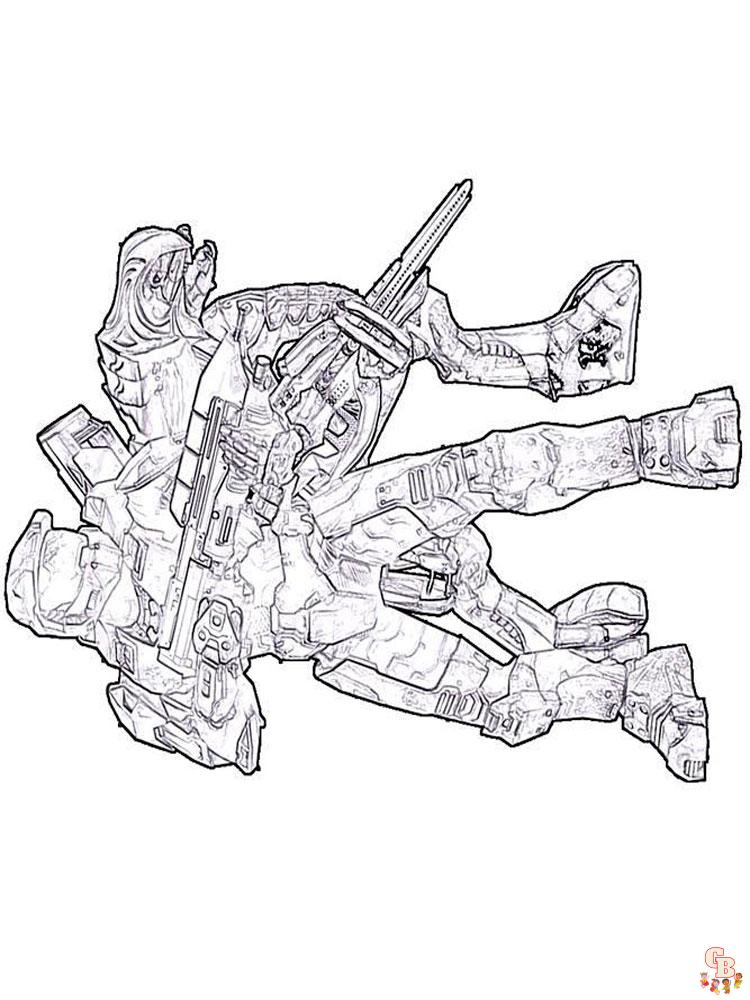 Halo Coloring Pages 15